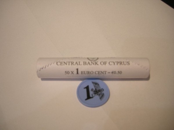 (afbeelding voor) Muntrol CYPRUS 1 cent 2008